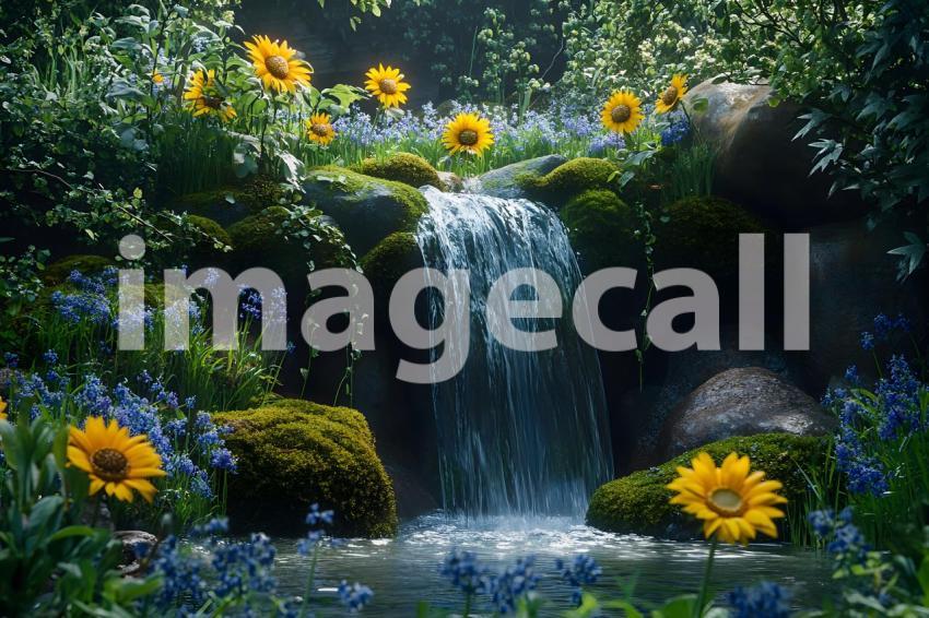 U3644368625 Secret Garden with Waterfall A hidden garden with 0f6c20ab 0877 4cbd b980 2df1e86a46e8 0