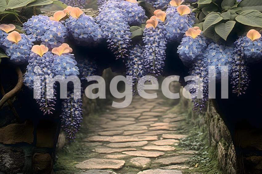 Clips12345 pov top of purple wisteria covered castle wall looki 26f86a23 62f1 490d aeaf af3b6df960ef part4