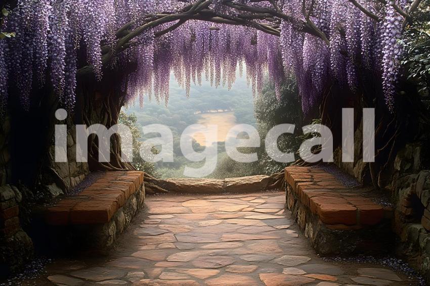 Clips12345 pov top of purple wisteria covered castle wall looki 10947642 c1ba 4579 a86b cb9d0d3c9782 part3