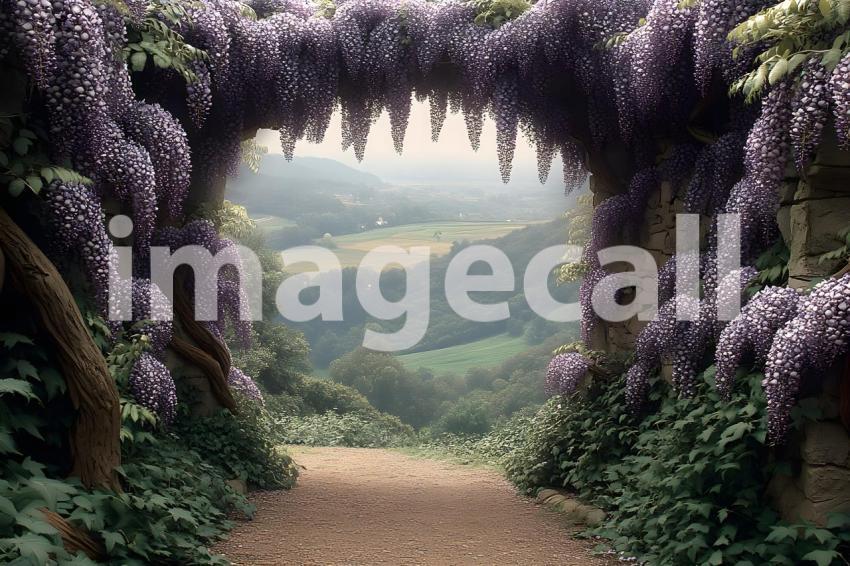 Clips12345 pov top of purple wisteria covered castle wall looki 10947642 c1ba 4579 a86b cb9d0d3c9782 part4
