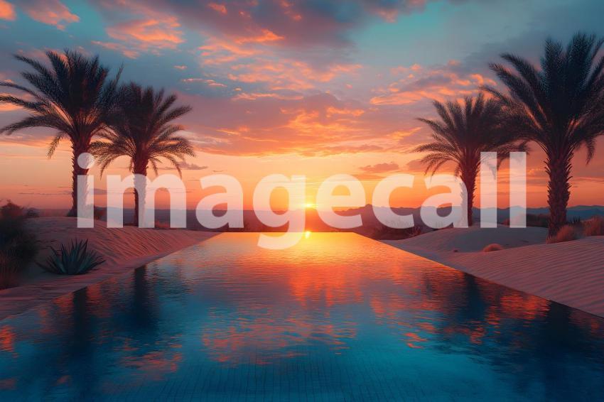 U3644368625 Desert Oasis Serenity A tranquil desert scene fea b5e009af 6e4c 4467 b073 789b17457e0d 3