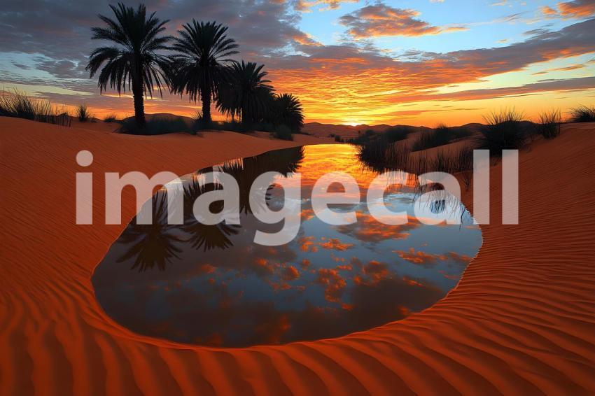 U3644368625 Desert Oasis Serenity A tranquil desert scene fea 0c86809a 10a6 444b 98b4 8a2b853de425 2
