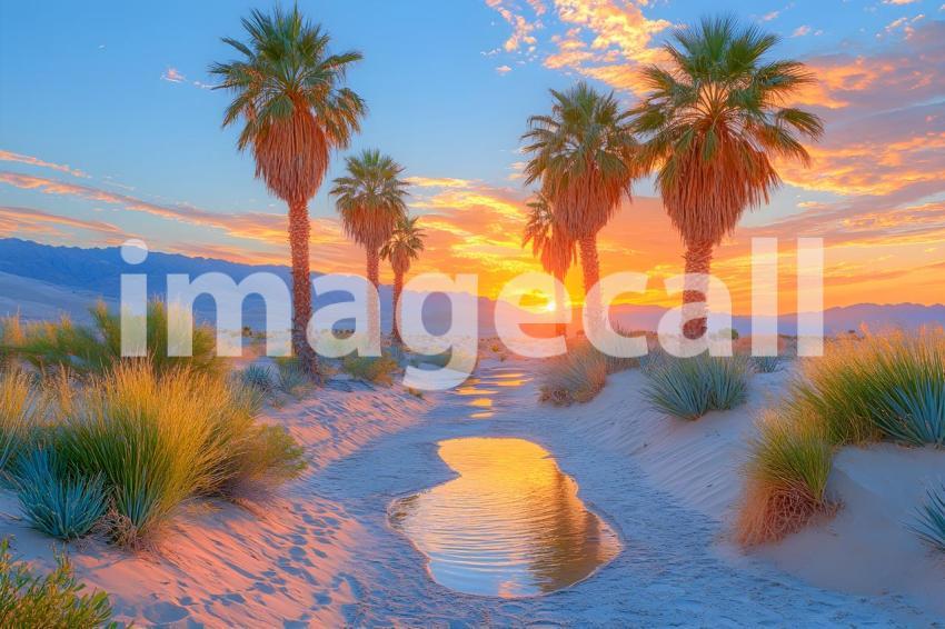 U3644368625 Desert Oasis Serenity A tranquil desert scene fea 0c86809a 10a6 444b 98b4 8a2b853de425 1