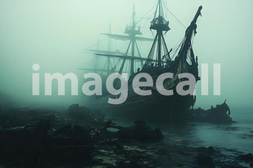 Abc1323 Ghost Ship Graveyard A foggy ocean scene with the rem 09d4f87f 4422 49c5 a2ef ae093457dece 3