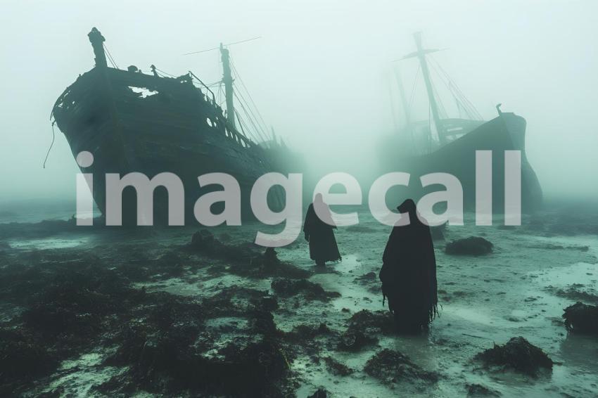 Abc1323 Ghost Ship Graveyard A foggy ocean scene with the rem 73e2e1d8 c3d3 4281 a908 12a767c7c69c 0