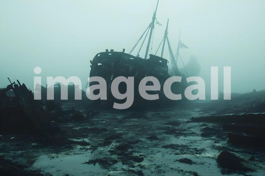 Abc1323 Ghost Ship Graveyard A foggy ocean scene with the rem 73e2e1d8 c3d3 4281 a908 12a767c7c69c 1