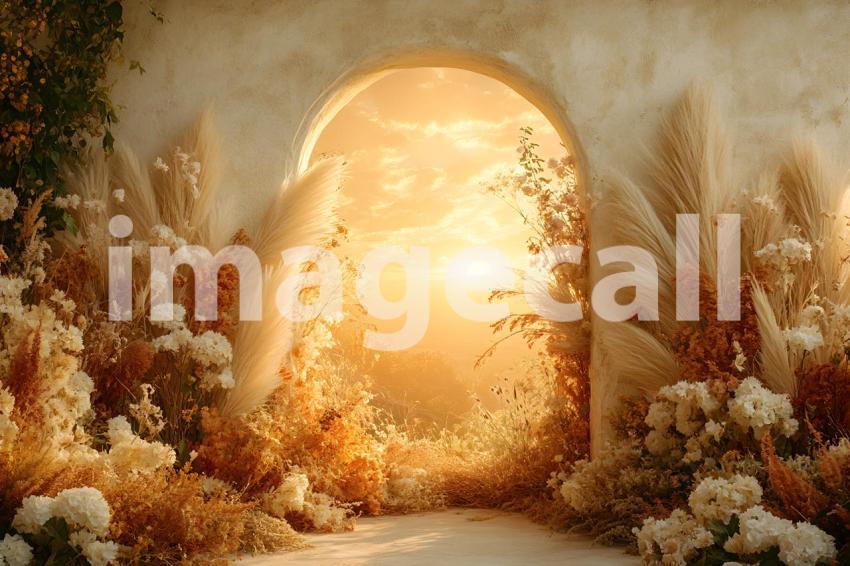 Abc1323 Boho Sunset Arch A dreamy sunset lit archway adorned  0af049db 1d0a 4b5a 978b 9ad16dee614b 3