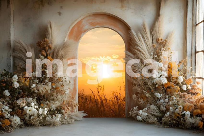 Abc1323 Boho Sunset Arch A dreamy sunset lit archway adorned  0bd8e3e9 29c0 4d8b b139 712cf9e60955 3
