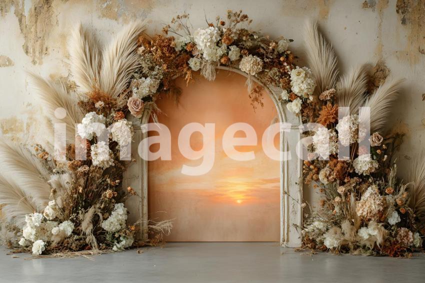 Abc1323 Boho Sunset Arch A dreamy sunset lit archway adorned  1f6588e9 d03c 4d43 b576 e40b3a0e3f18 3