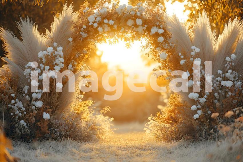 Abc1323 Boho Sunset Arch A dreamy sunset lit archway adorned  16ca6f5c d1d4 467a 8192 3c27ad03d2c1 0