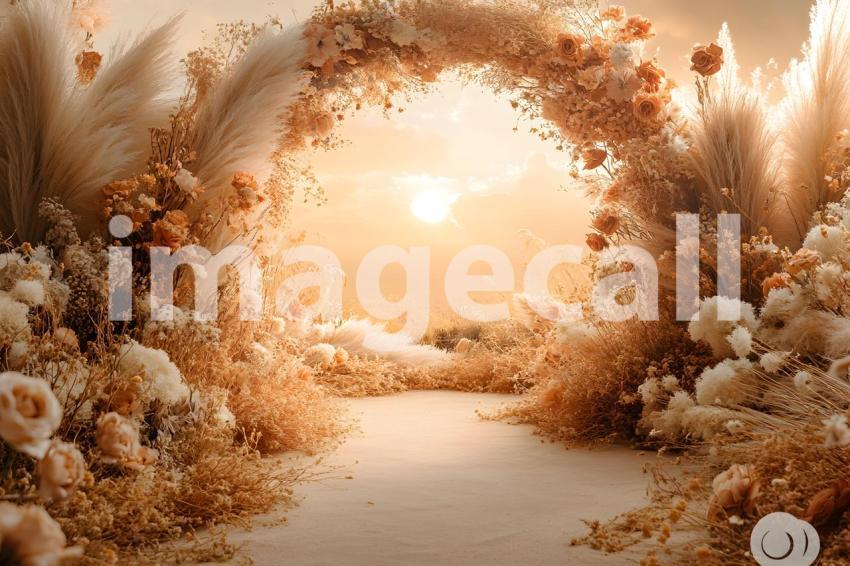 Abc1323 Boho Sunset Arch A dreamy sunset lit archway adorned  0480d901 5602 4f03 b2f8 06967463885f 3