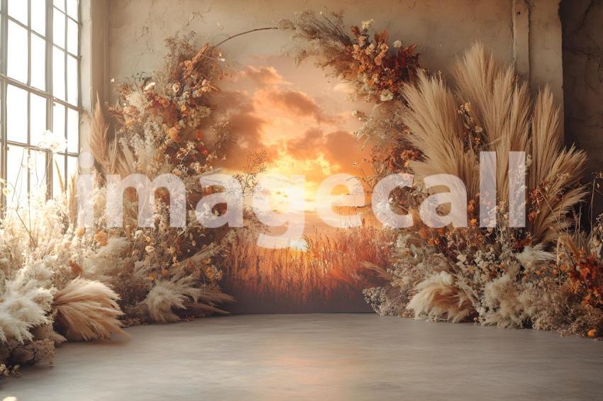 Abc1323 Boho Sunset Arch A dreamy sunset lit archway adorned  b5e0a73a c28d 4cb3 bb4d cbefb4565543 2