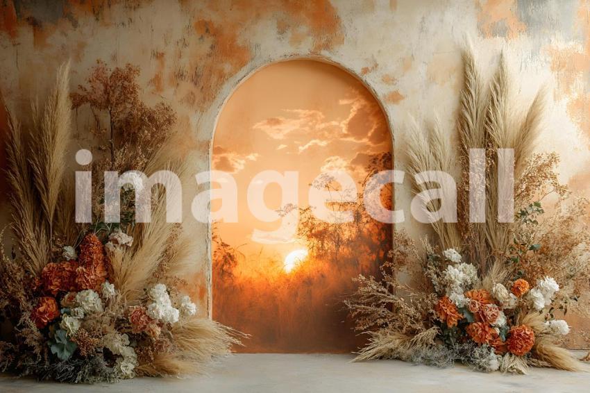 Abc1323 Boho Sunset Arch A dreamy sunset lit archway adorned  49cf6d0b 2935 4ed4 9910 22b7ad71006f 3