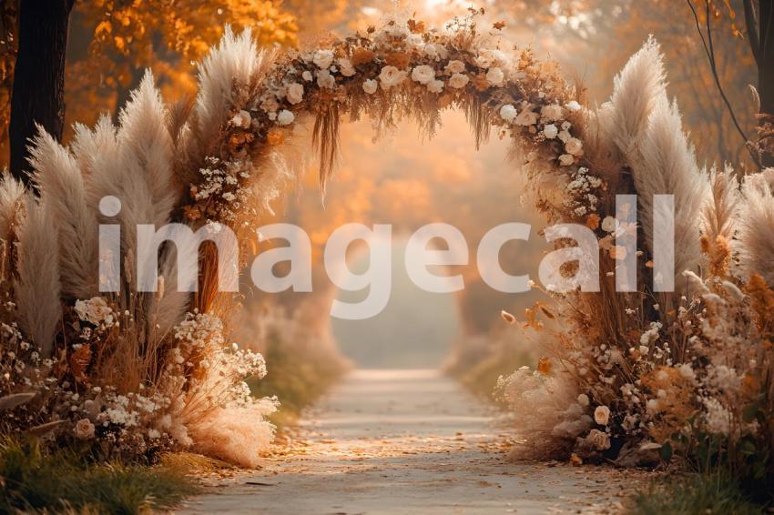 Abc1323 Boho Sunset Arch A dreamy sunset lit archway adorned  e26f1c8c 7c3a 47cb 8377 b4e35df1423f 1