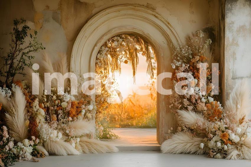 Abc1323 Boho Sunset Arch A dreamy sunset lit archway adorned  e26f1c8c 7c3a 47cb 8377 b4e35df1423f 2