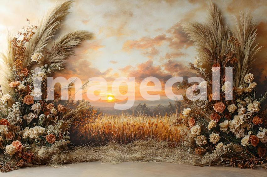 Abc1323 Boho Sunset Arch A dreamy sunset lit archway adorned  e26f1c8c 7c3a 47cb 8377 b4e35df1423f 3