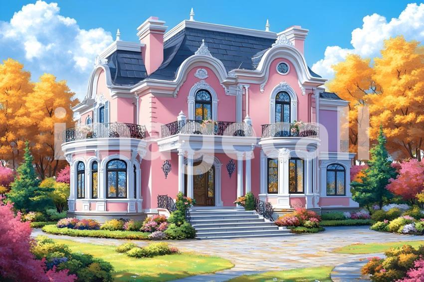 Clips12345 baroque house backdrop  The rich vibrant colors evok ad3c7338 2696 4665 8e79 63f7d12057a6 part1