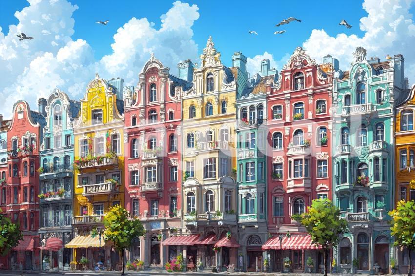 Clips12345 baroque house backdrop  The rich vibrant colors evok f27f276d ccc5 4c89 a616 7e11c6382c0e part2