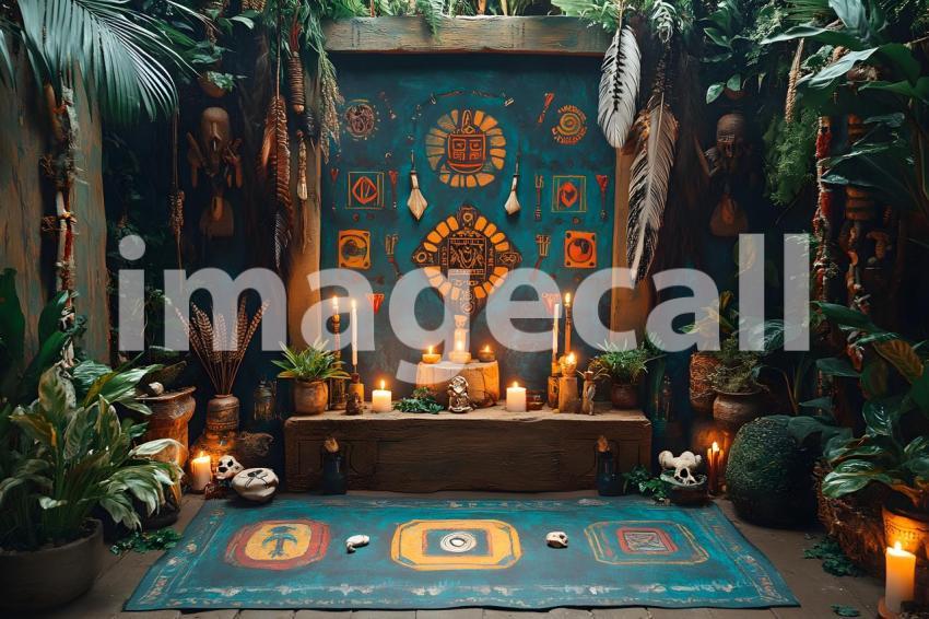 U3644368625 Amazonian Shamanic Ritual A mystical and vibrant  ba8b598f 61ec 49fa b926 f88c07ae352a 0
