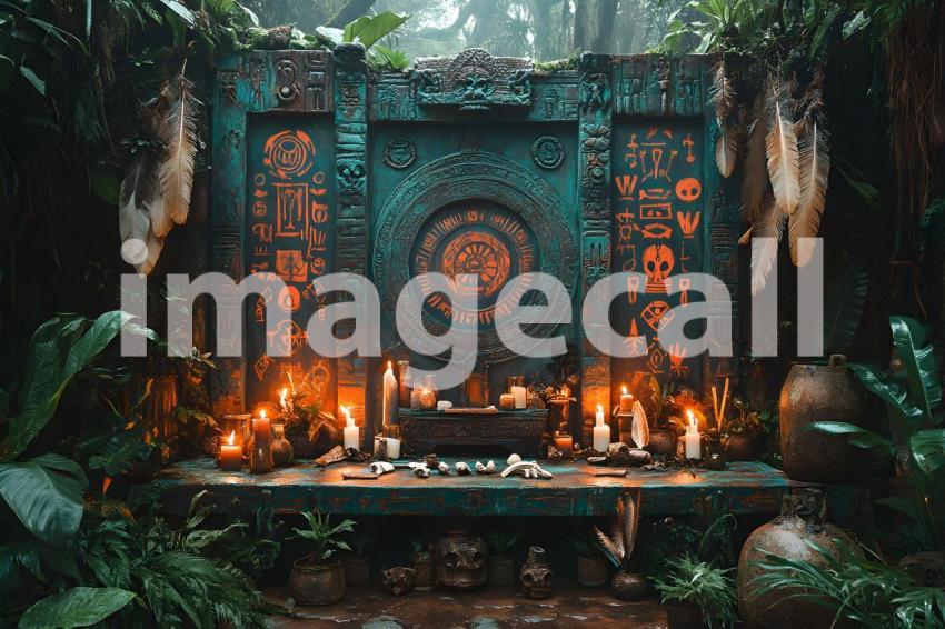 U3644368625 Amazonian Shamanic Ritual A mystical and vibrant  ea5a0d58 80d9 4188 8b24 cff8e6b72f6a 3