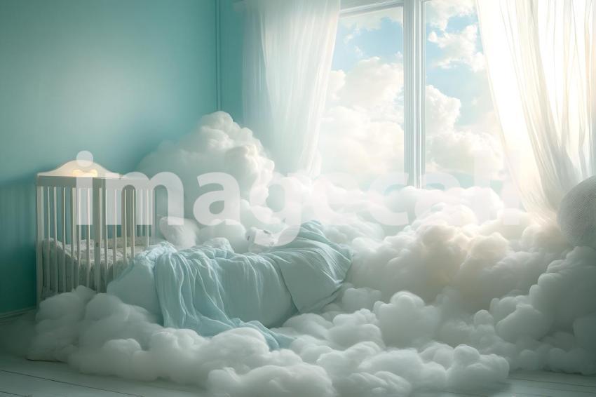 Clips12345 Dreamy Cloud Room A calming baby room with fluffy  68c99a05 e2c9 498a 9fa7 2b524a697f7f 1