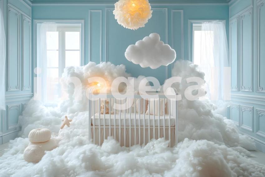 Clips12345 Dreamy Cloud Room A calming baby room with fluffy  66188141 a04f 4a9f 8c2c ac403d4829e3 0