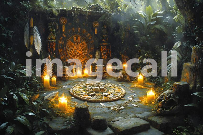 U3644368625 Amazonian Shamanic Ritual A mystical and vibrant  ea5a0d58 80d9 4188 8b24 cff8e6b72f6a 1