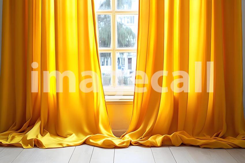 Abc1323 Bright Yellow Silk Curtains A vibrant and energetic bac 14648171 4ea9 4f99 8ddb ab8c1d47fd7d part2