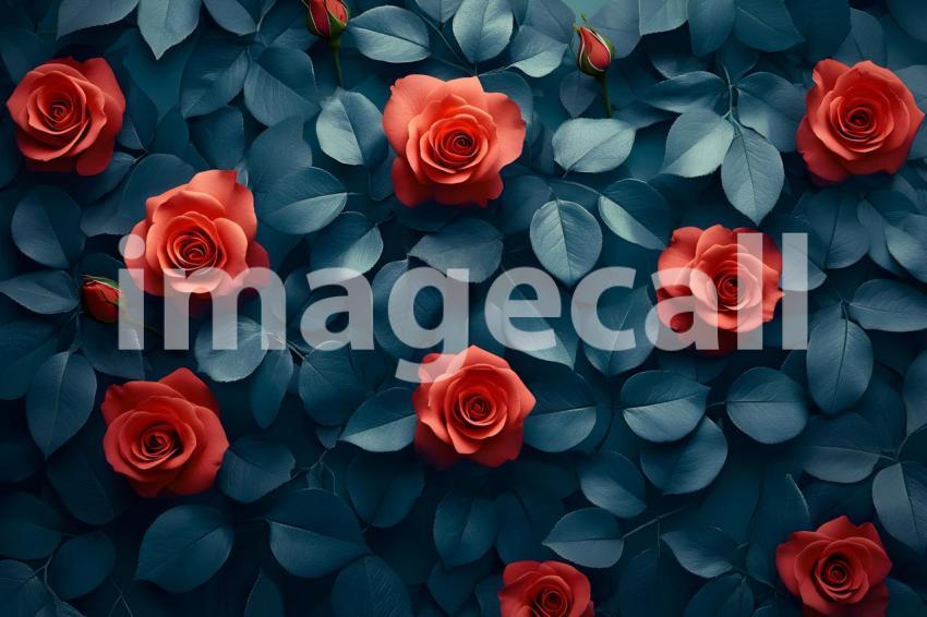 U3644368625 Crimson Rose Garden A lush and vibrant display of 81392254 a76b 4e3e a9bf c3faff1111ef 2