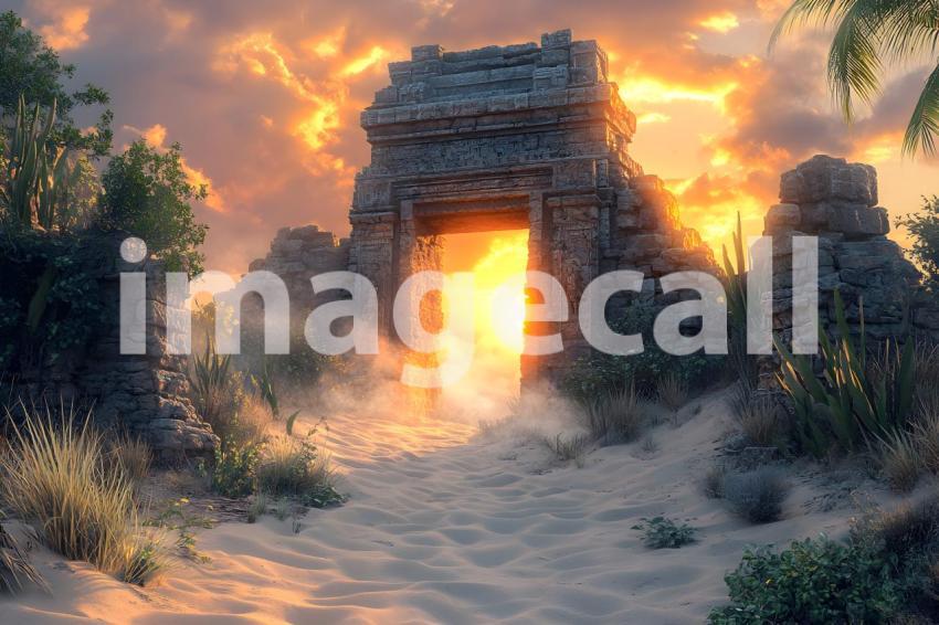 U3644368625 Desert Ruins A mysterious scene featuring ancient 1848f5e8 e458 4244 b21d 0326f112e721 1