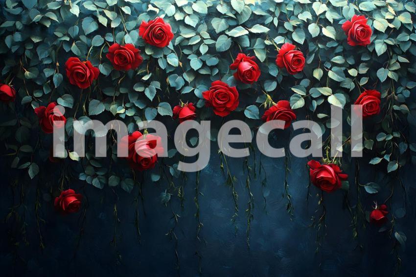 U3644368625 Crimson Rose Garden A lush and vibrant display of 6d7b5ef4 3ca6 48ba a215 9fd49774f7ab 0