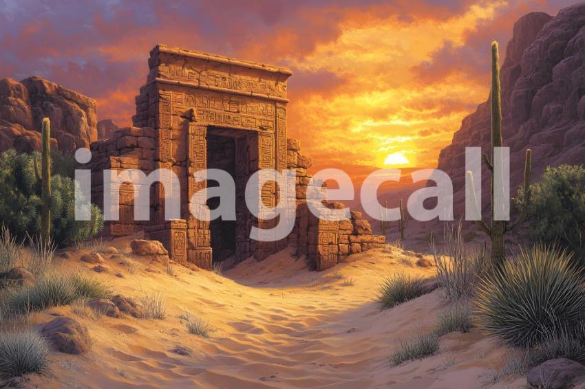 U3644368625 Desert Ruins A mysterious scene featuring ancient e2a10844 46bf 4602 b176 064016f33108 1