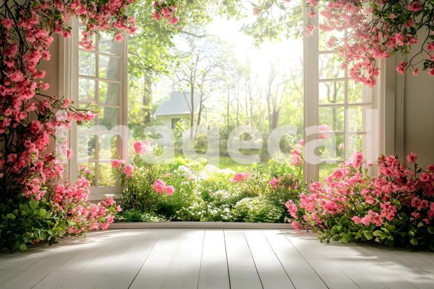 Abc1323 vintage studio royal fuchsia color interior garden view 21ee333c 829e 42ef 8957 24c0c479706c part1