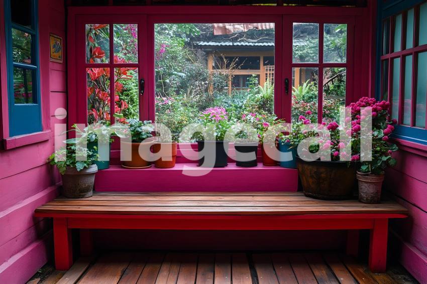 Abc1323 vintage studio royal fuchsia color interior garden view ad5ab27f 5549 4ac8 9293 1bab31b0a546 part1