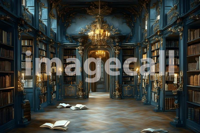Clips12345 Antique Library Aisle A grand library with towerin d5c57040 6020 4f26 b681 09020cf64453 0