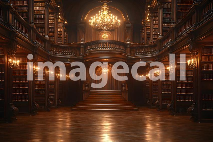 Clips12345 Antique Library Aisle A grand library with towerin 5d69032a 3721 47da 937b fbc606a9b4ac 1