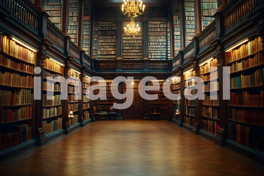 Clips12345 Antique Library Aisle A grand library with towerin 5c3f5837 d7a4 462d 8cc2 77af28d31f87 0