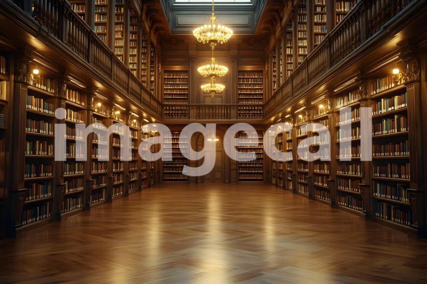 Clips12345 Antique Library Aisle A grand library with towerin 5c3f5837 d7a4 462d 8cc2 77af28d31f87 1