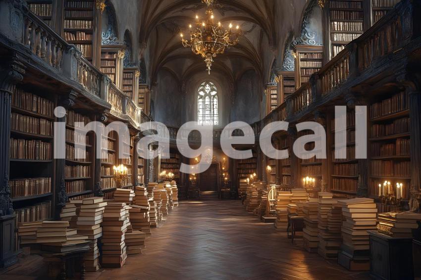 Clips12345 Antique Library Aisle A grand library with towerin d0f52285 f22f 43f5 be46 8760a00cb4e6 3