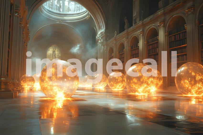 Clips12345 Library of Eternal Light A library illuminated by  c28f3987 054a 40ef 976e 560500611c87 1