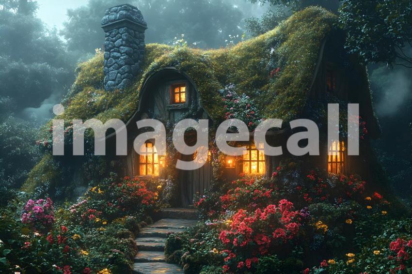 U3644368625 Fairytale cottage with a mossy roof vibrant flowe f1463341 dfda 41af acb1 7ad2d0903099 3