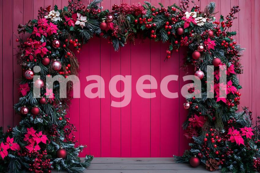 Abc1323 fuchsia outdoor Christmas scene backdrop  empty backd 3dc2c603 a23b 497d b473 b358ac3d71aa 2