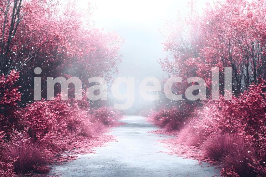 Abc1323 fuchsia outdoor Christmas scene backdrop  empty backd 5d52ed22 5606 4dd0 8179 894d9b141727 3