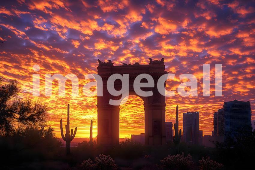 U3644368625 Cactus Sunset Glow A dramatic desert sunset with  c819c4c2 b730 4168 bdce dc9fb1e5e299 3