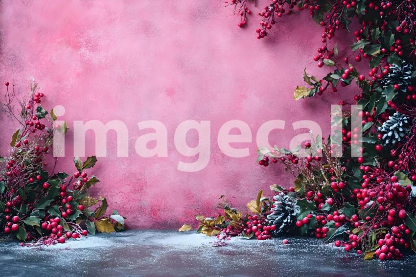 Abc1323 fuchsia outdoor Christmas scene backdrop  empty backd 56b7dd4f d87f 4df2 982d b4652604bad3 2
