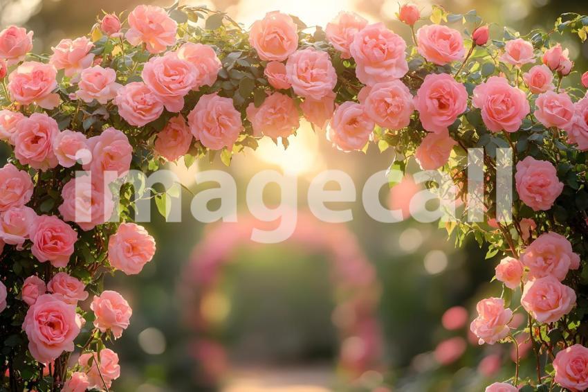 Abc1323 Romantic garden archway covered in blooming roses wit 5f970808 2b95 43a2 ba4b 7ff9ec458054 0