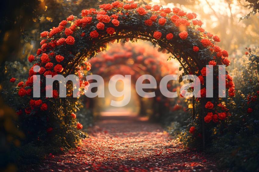 Abc1323 Romantic garden archway covered in blooming roses wit 5f970808 2b95 43a2 ba4b 7ff9ec458054 3