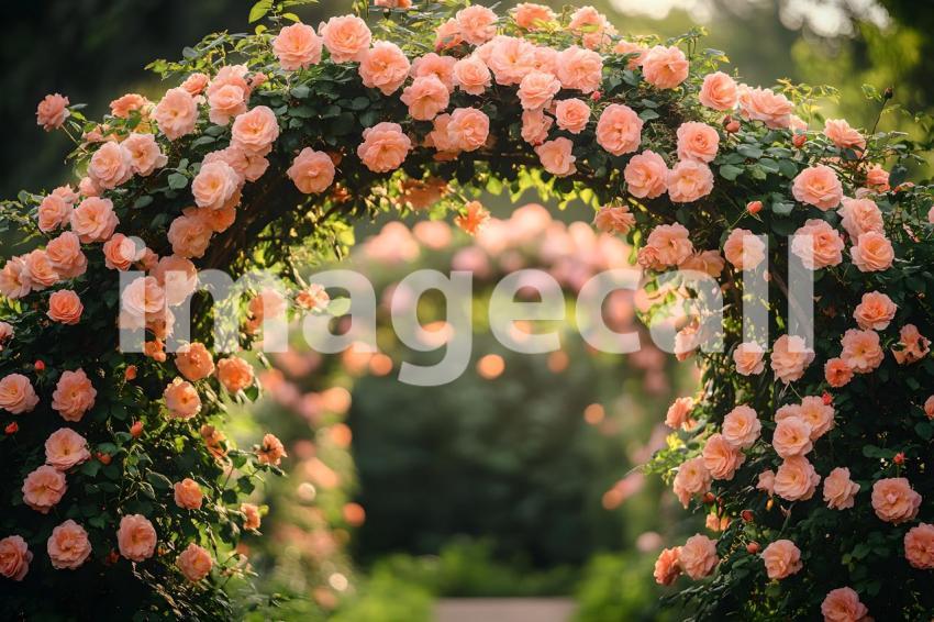 Abc1323 Romantic garden archway covered in blooming roses wit 7c57b779 6246 42c2 9fc7 ef6845c94225 2