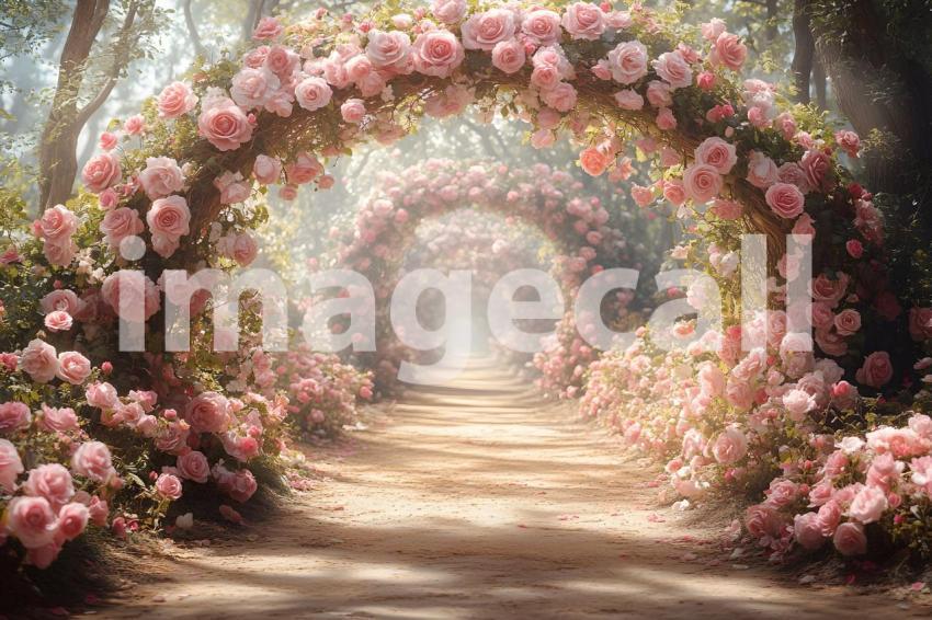 Abc1323 Romantic garden archway covered in blooming roses wit 120ddabf 4f03 45c7 8e6f 639c4f30b7eb 1