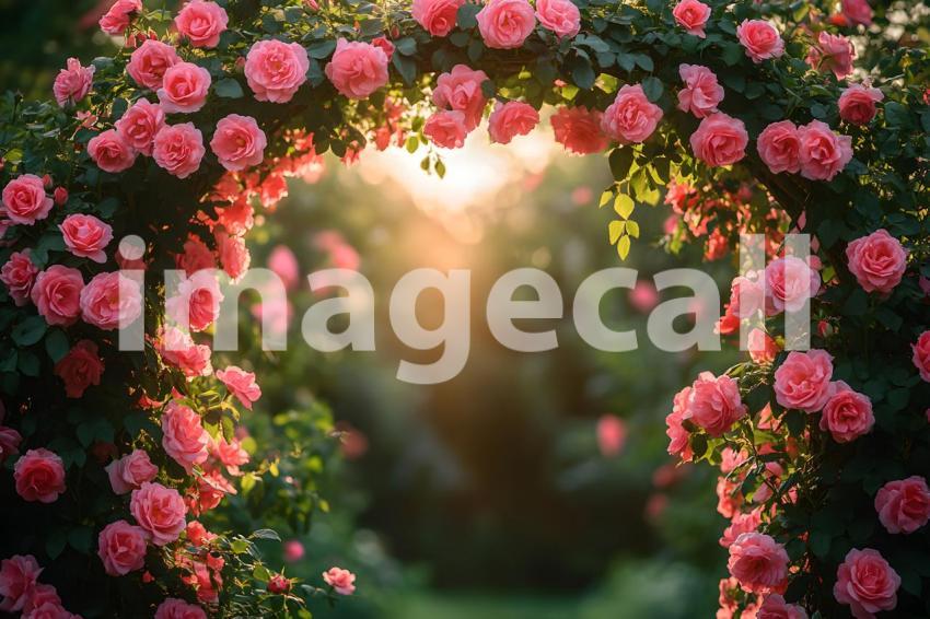 Abc1323 Romantic garden archway covered in blooming roses wit fed3bc9e 5a1e 4145 bd5a ceaa47a546e3 1